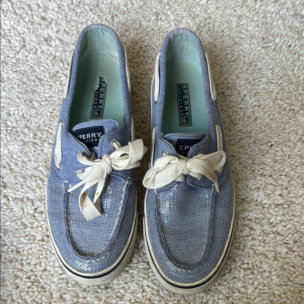 Sperry Blue Boat Shoes
